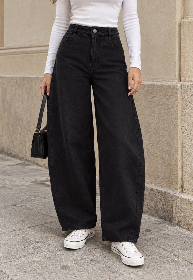 JEANS ARMONIAS BARREL CON FAJA