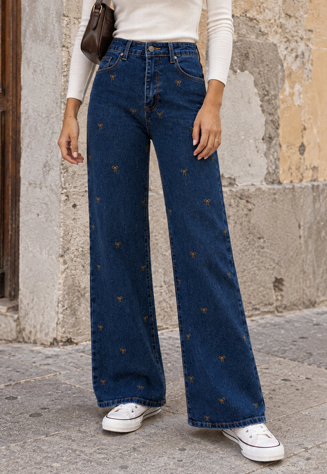 JEANS ARMONIAS BORDADOS