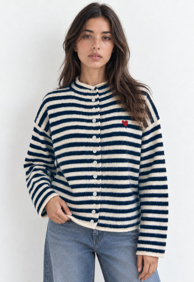 CHAQUETA ARMONIAS BORDADO CORAZÓN
