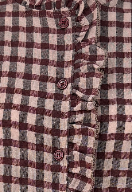 BLUSA ARMONIAS ALGODÓN CUADROS