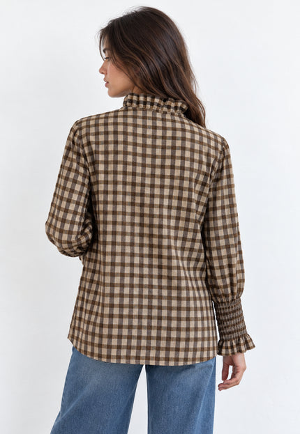 BLUSA ARMONIAS ALGODÓN CUADROS