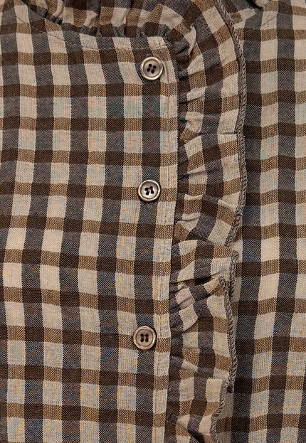 BLUSA ARMONIAS ALGODÓN CUADROS