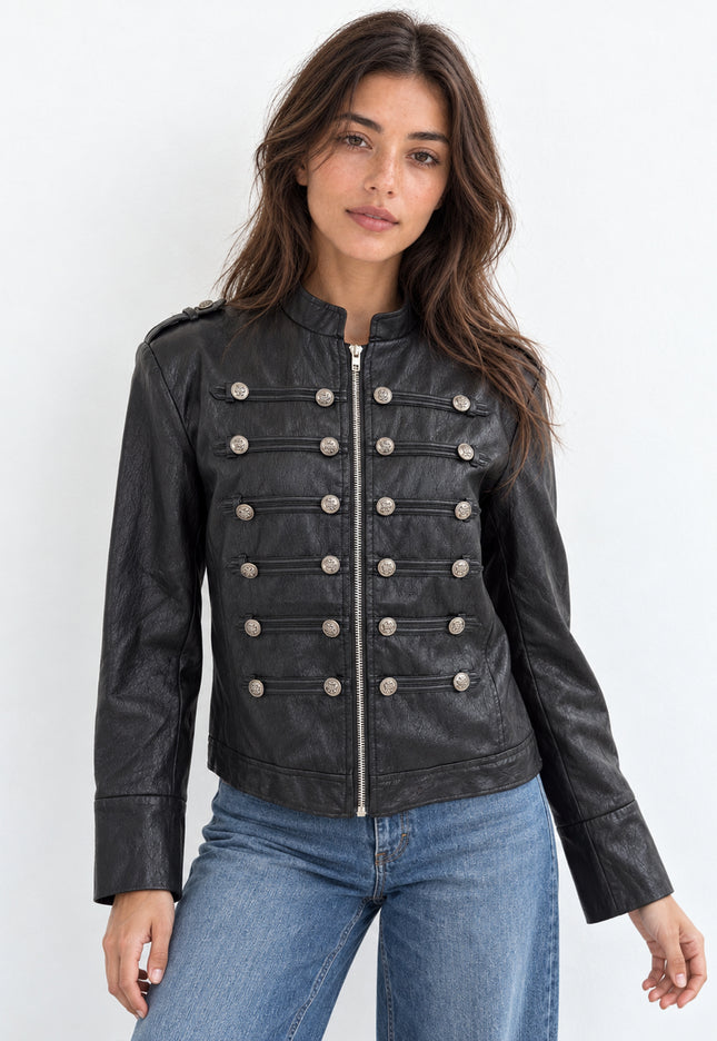 CHAQUETA ARMONIAS EFECTO PIEL