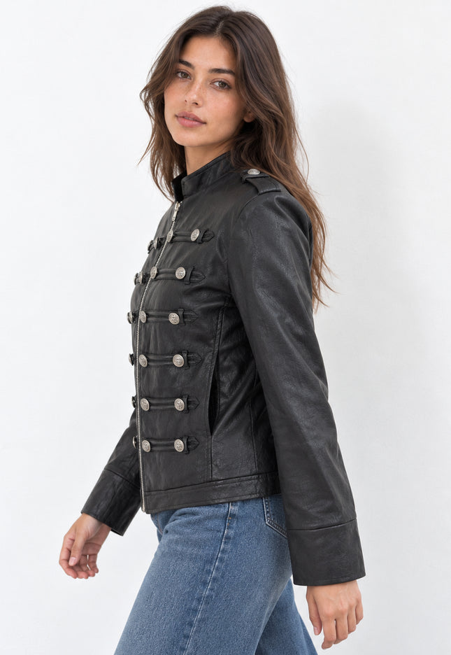 CHAQUETA ARMONIAS EFECTO PIEL