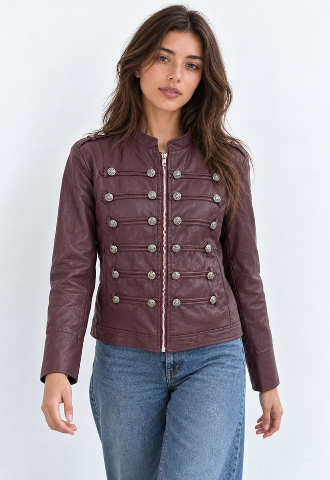 CHAQUETA ARMONIAS EFECTO PIEL