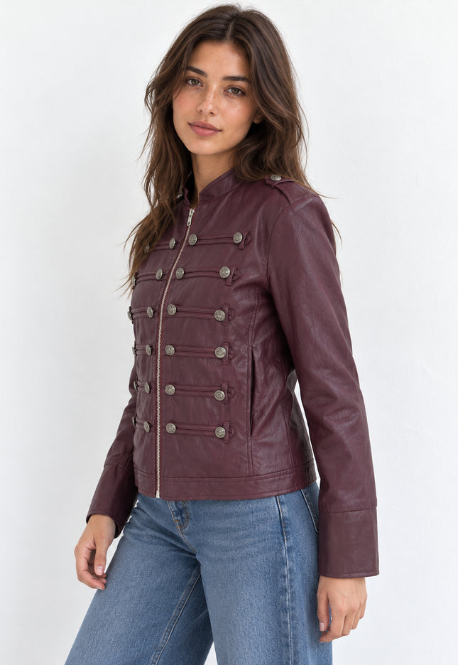 CHAQUETA ARMONIAS EFECTO PIEL