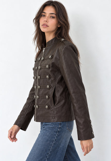CHAQUETA ARMONIAS EFECTO PIEL