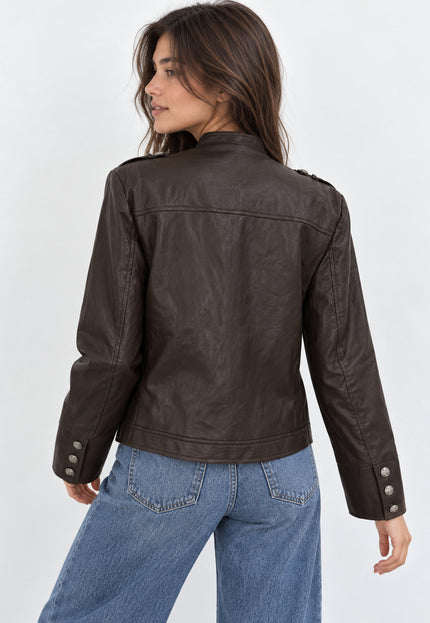 CHAQUETA ARMONIAS EFECTO PIEL