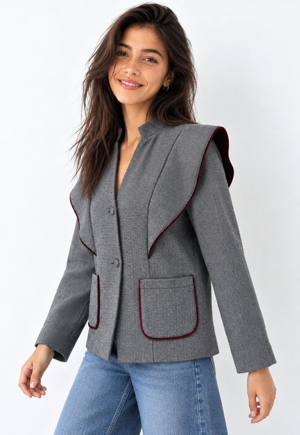 CHAQUETA ARMONIAS TEEN VOLANTES