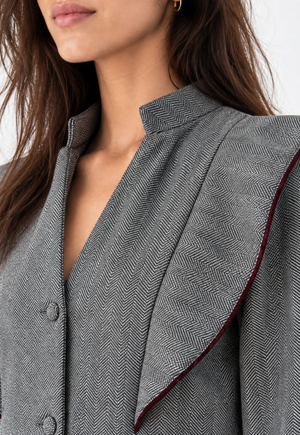 CHAQUETA ARMONIAS TEEN VOLANTES