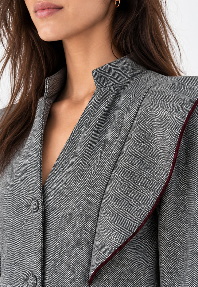 CHAQUETA ARMONIAS TEEN VOLANTES