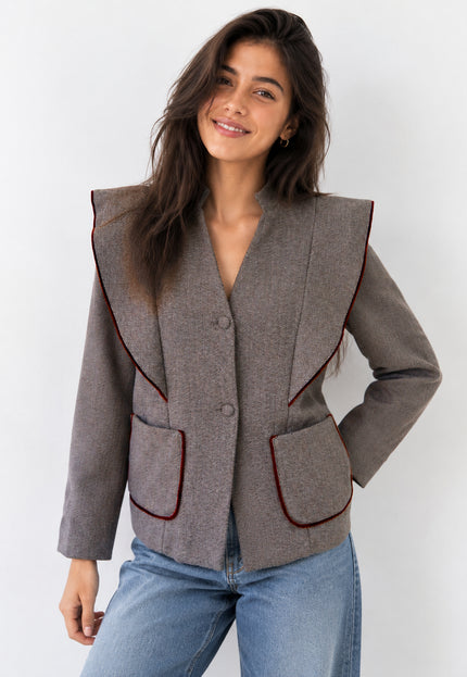 CHAQUETA ARMONIAS TEEN VOLANTES
