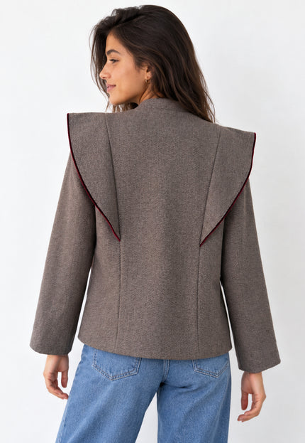 CHAQUETA ARMONIAS TEEN VOLANTES