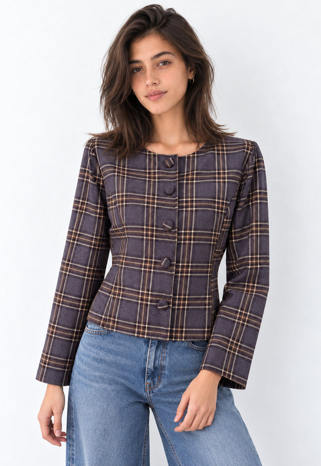 CHAQUETA ARMONIAS TEEN CUADROS