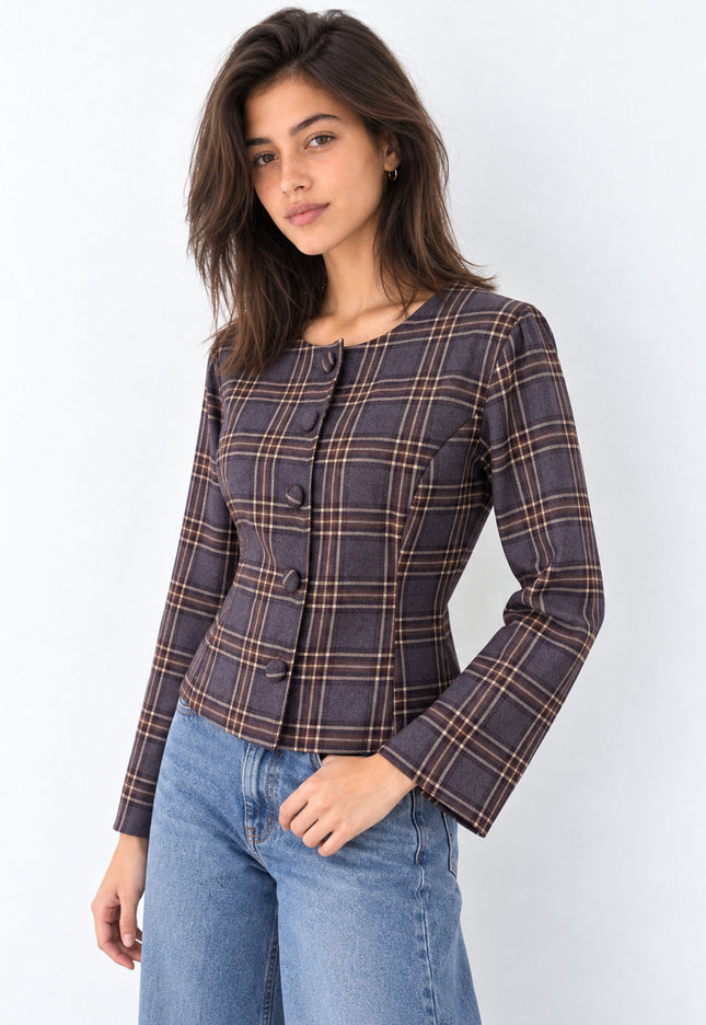 CHAQUETA ARMONIAS TEEN CUADROS