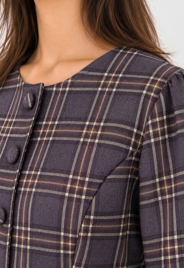 CHAQUETA ARMONIAS TEEN CUADROS