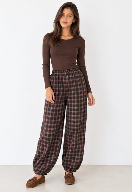 PANTALÓN ARMONIAS TEEN BOMBACHO CUADROS