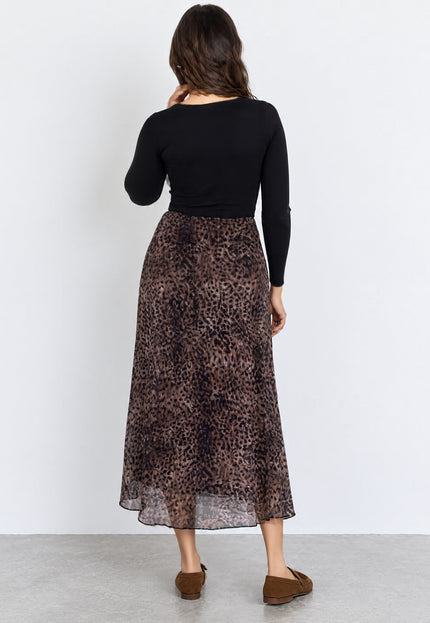 FALDA ARMONIAS ESTAMPADO LEOPARD