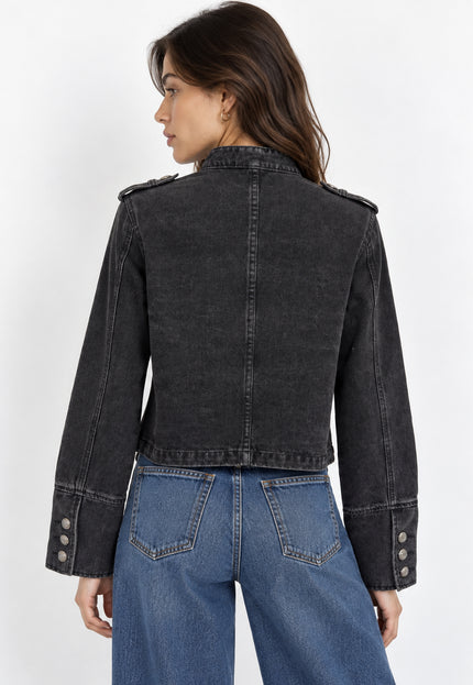CHAQUETA ARMONIAS DENIM BOTONES