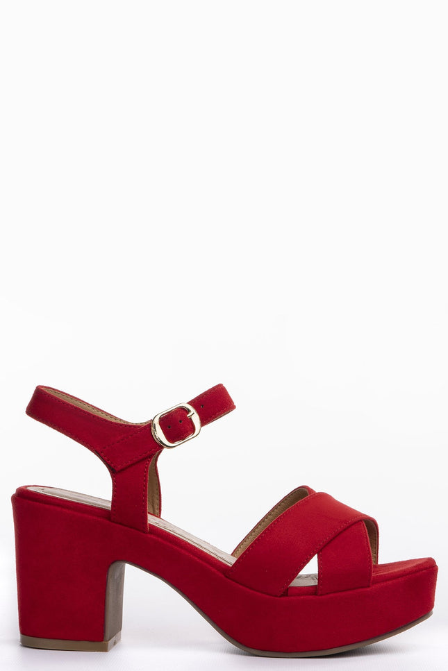 SUEDE HEEL ARMONIAS SANDAL