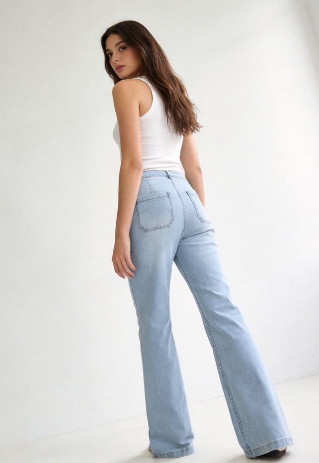 JEANS ARMONIAS TEEN TACHUELAS