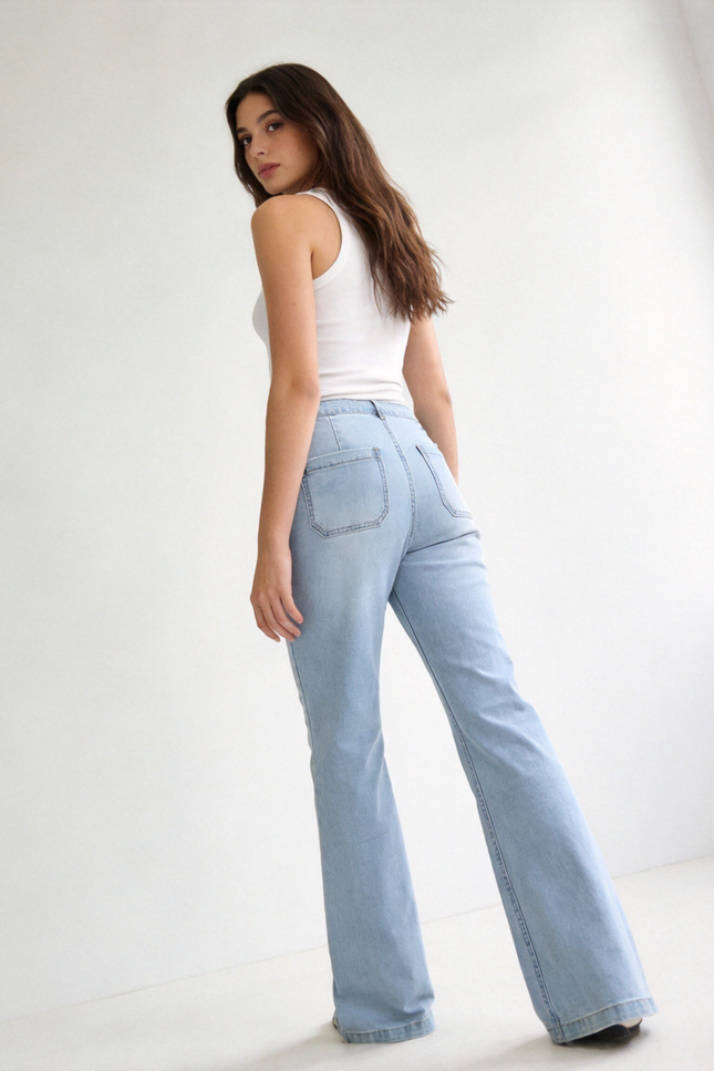 JEANS ARMONIAS TEEN TACHUELAS