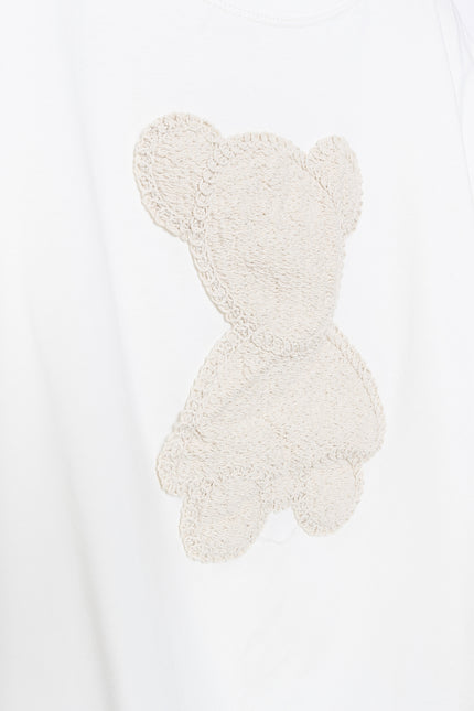 CAMISETA ARMONIAS OSO CROCHET