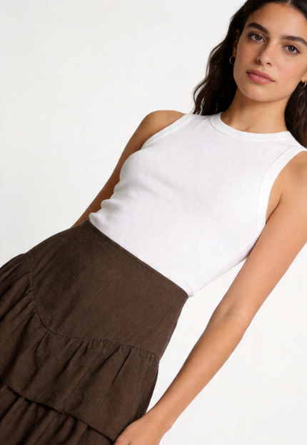 FALDA ARMONIAS TEEN VOLANTES