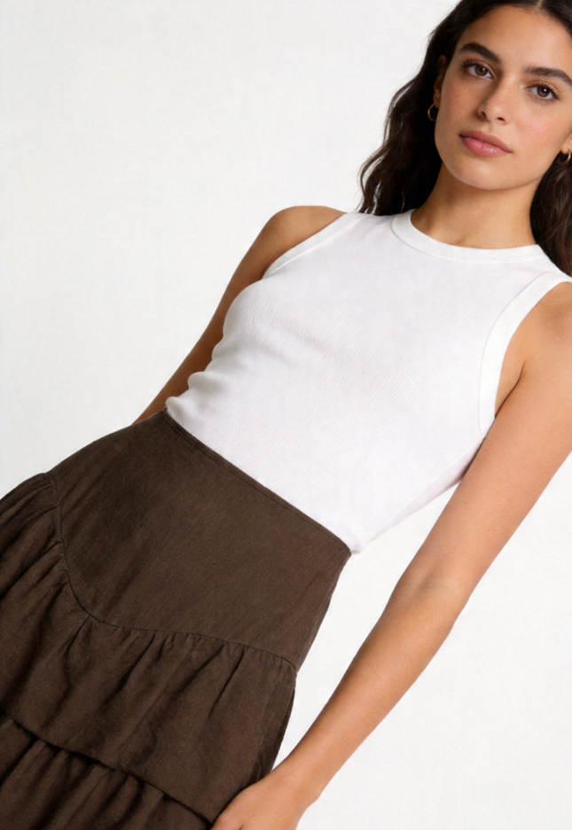 FALDA ARMONIAS TEEN VOLANTES