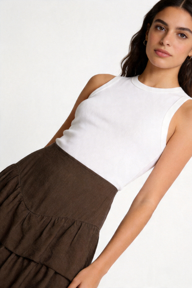 FALDA ARMONIAS TEEN VOLANTES