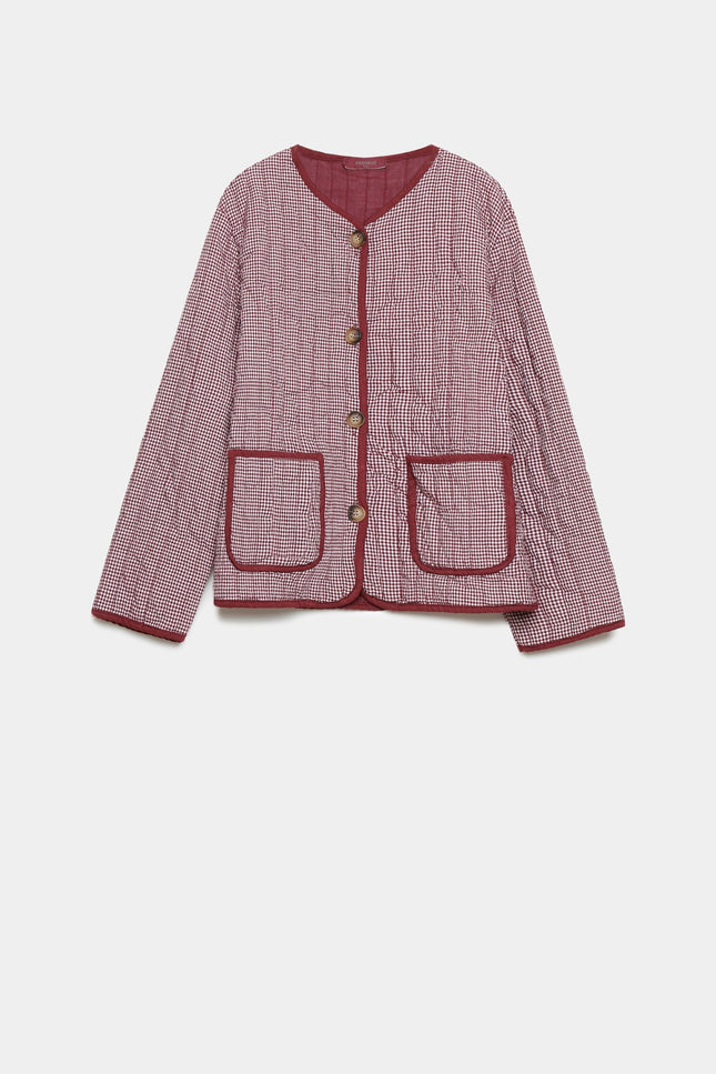 CHAQUETA ARMONIAS TEEN CUADROS