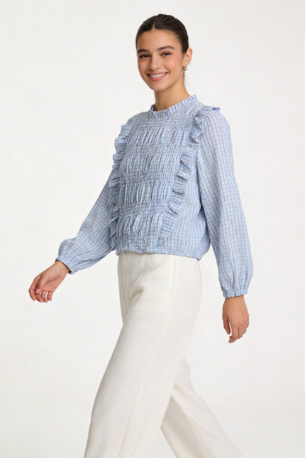 BLUSA ARMONIAS TEEN CUADROS