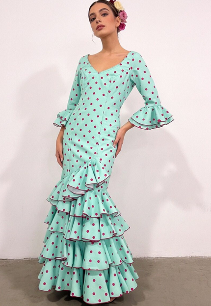 TRAJE FLAMENCA LOLITA LUNARES GRANDES