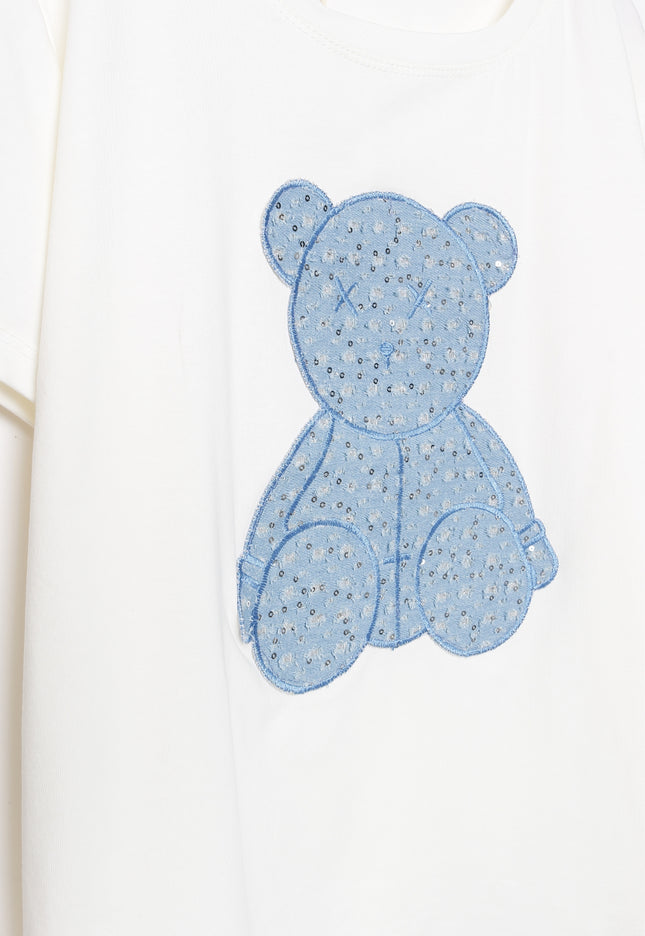 CAMISETA ARMONIAS OSO DENIM