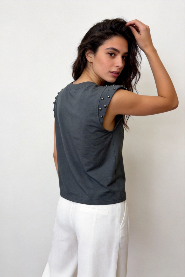 CAMISETA ARMONIAS TEEN TACHUELAS