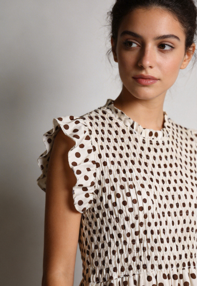 VESTIDO ARMONIAS TEEN LUNARES