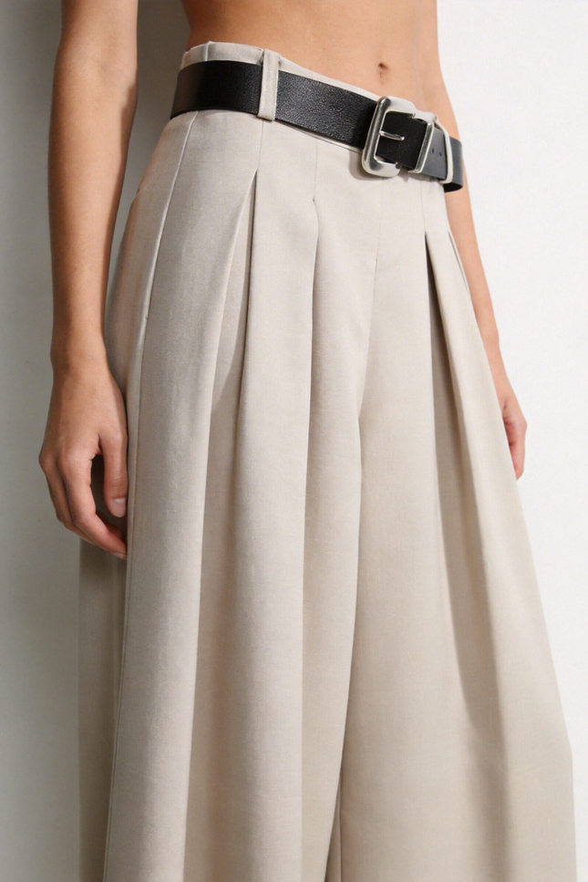 PANTALÓN ARMONIAS LARGO CINTURÓN