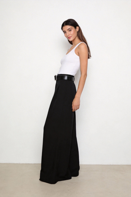 PANTALÓN ARMONIAS LARGO CINTURÓN