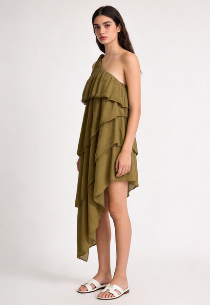 VESTIDO ARMONIAS TEEN ASIMÉTRICO
