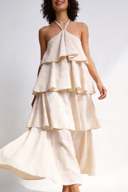 VESTIDO ARMONIAS TEEN VOLANTES