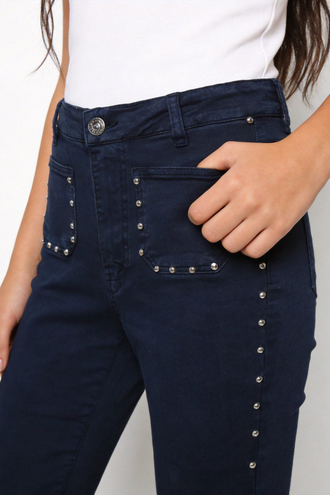 JEANS ARMONIAS TEEN TACHUELAS