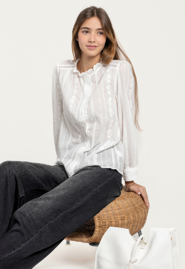 CAMISA ARMONIAS BORDADOS