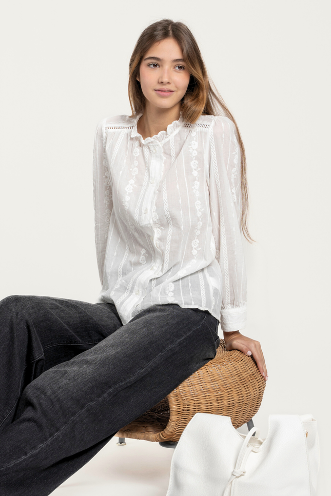 CAMISA ARMONIAS BORDADOS