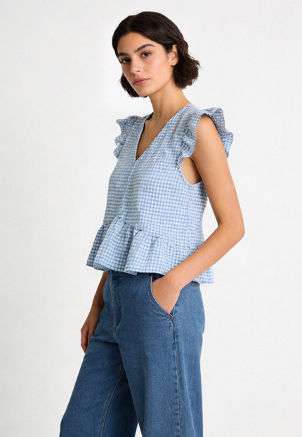 BLUSA ARMONIAS TEEN CUADROS