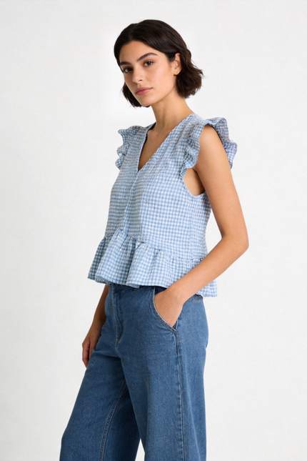 BLUSA ARMONIAS TEEN CUADROS
