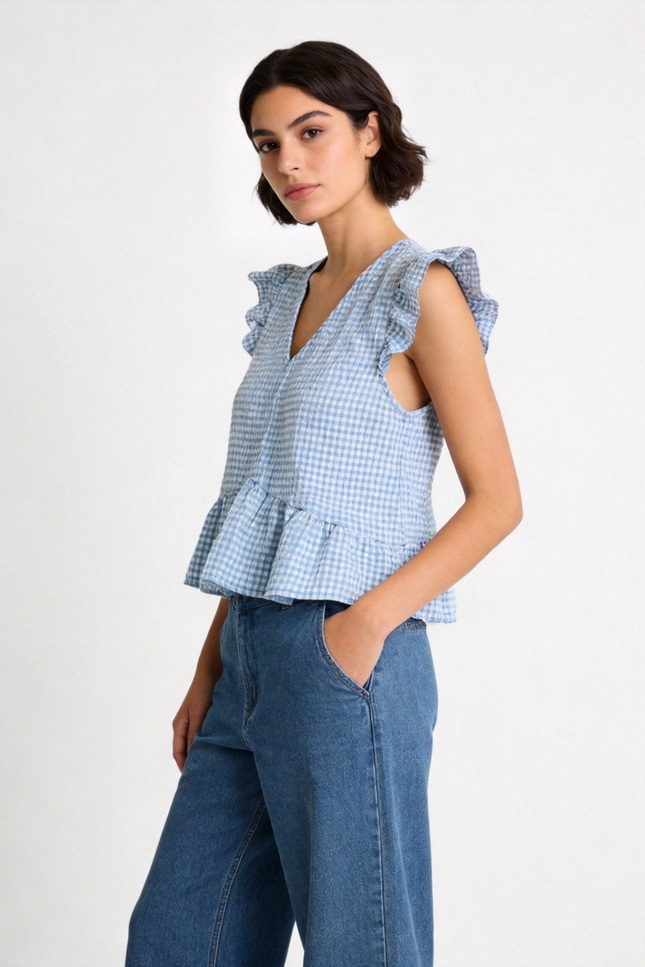 BLUSA ARMONIAS TEEN CUADROS