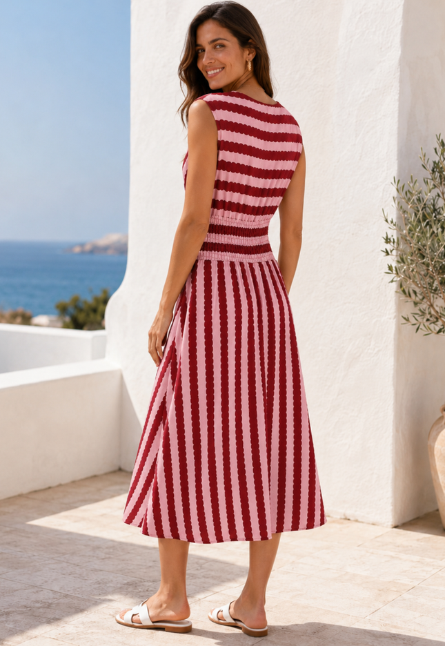 VESTIDO ARMONIAS TEEN RAYAS