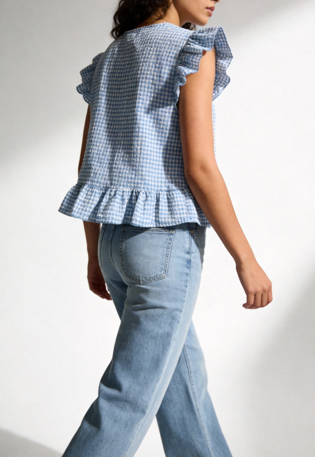 BLUSA ARMONIAS TEEN CUADROS