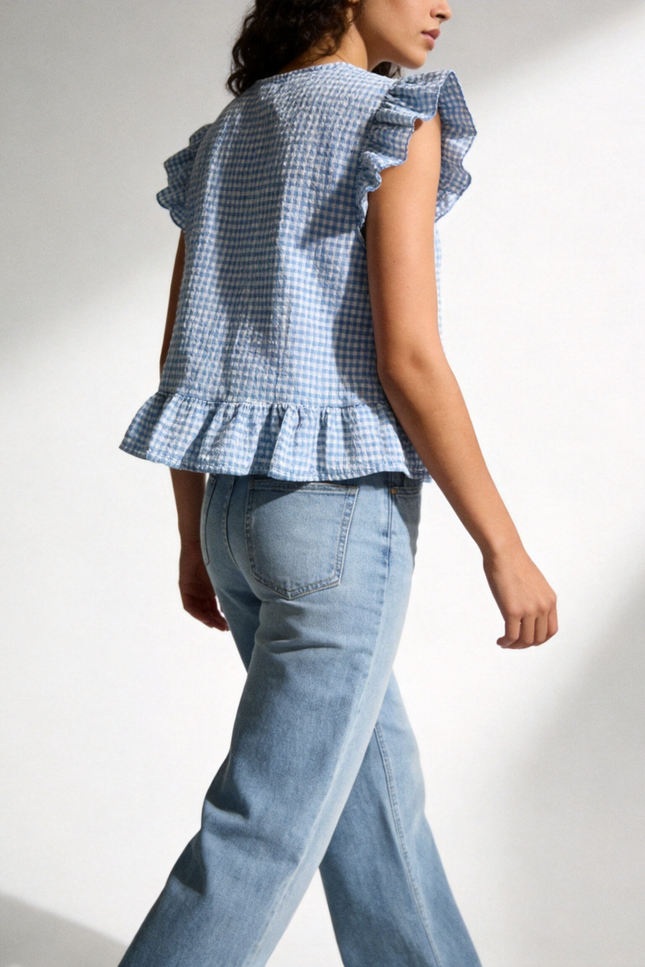BLUSA ARMONIAS TEEN CUADROS