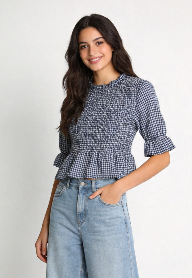 BLUSA ARMONIAS TEEN CUADROS